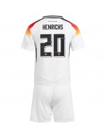 Německo Benjamin Henrichs #20 Domácí dres pro děti ME 2024 Krátký Rukáv (+ trenýrky)